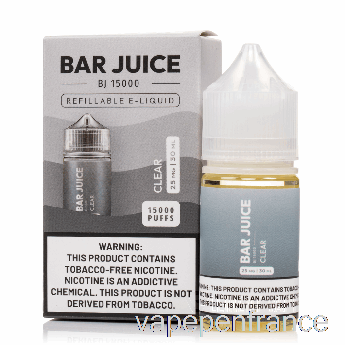 Clair - Jus De Barre - 30 Ml 50 Mg Stylo Vape